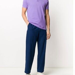 Polo Ralph Lauren - The Iconic Mesh Logo Polo Shirt Purple